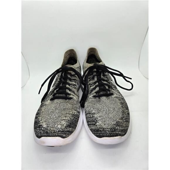 Nike Free RN Flyknit Shoes Men\'s 8 Black White Oreo Running Athletic Sneakers main image 5